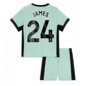 Chelsea Reece James #24 Replika Babytøj Tredje sæt Børn 2023-24 Kortærmet (+ Korte bukser)